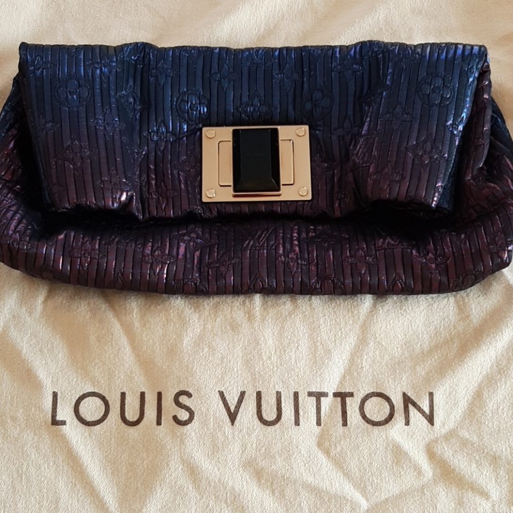 Louis Vuitton Purple Clutch